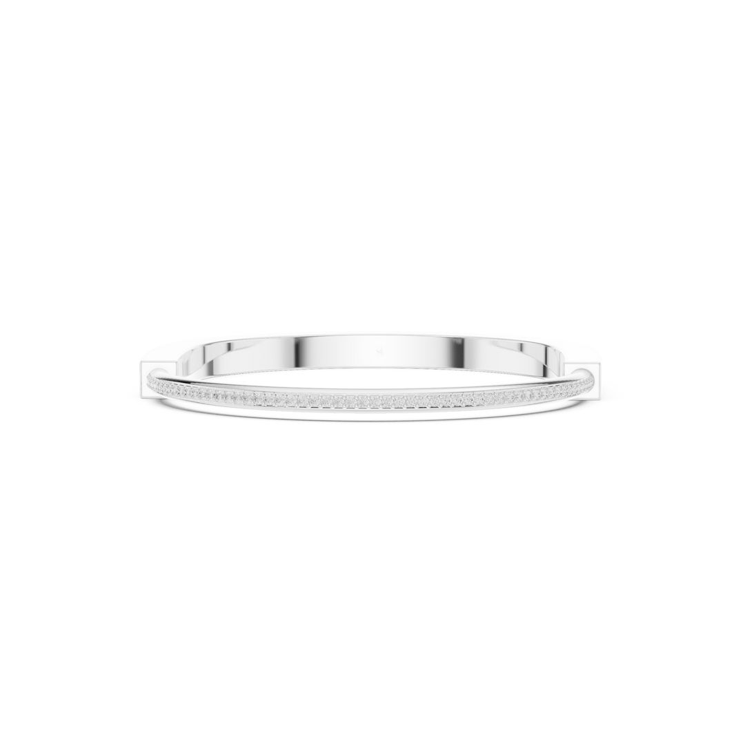 Minimalist Bangle Men's Bracelet — 0.55ct