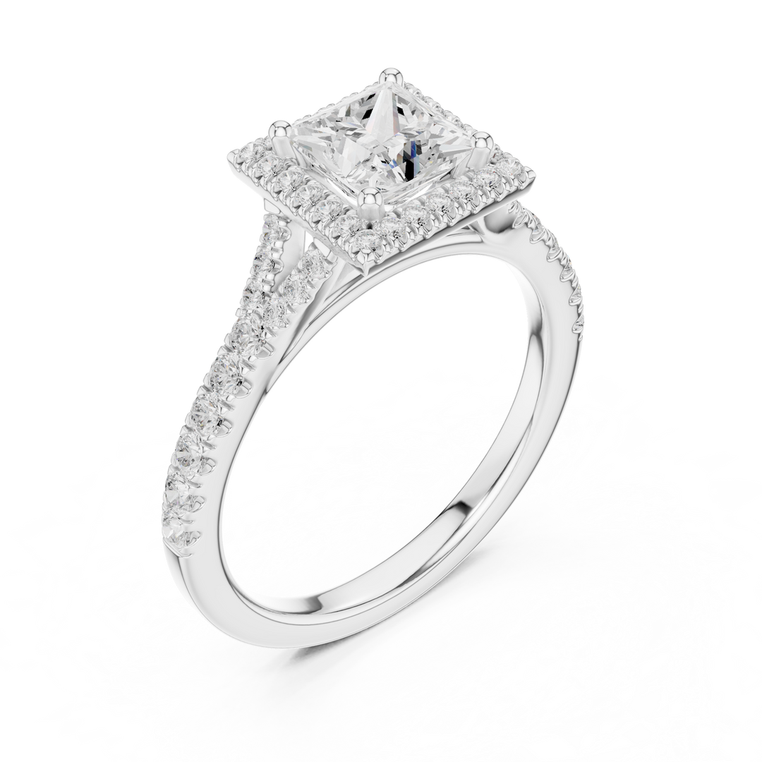 Étoile 1.00ct Princess Cut Diamond Ring