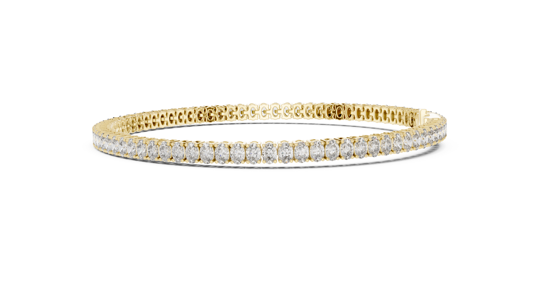 Oval Tennis Bracelet — 11.85ct