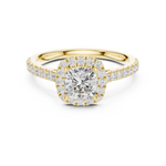 Load image into Gallery viewer, Chérie 0.86ct Cushion Cut Diamond Ring
