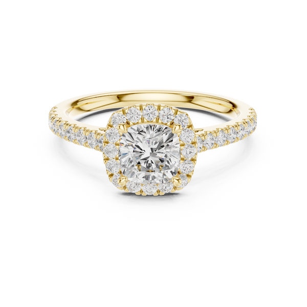 Chérie 0.86ct Cushion Cut Diamond Ring