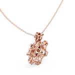 Load image into Gallery viewer, Snowflake Pendant — 0.80ct
