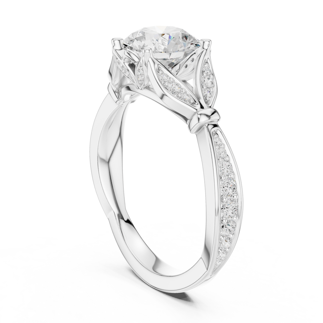 Orbite 1.33ct Round Brilliant Diamond Ring