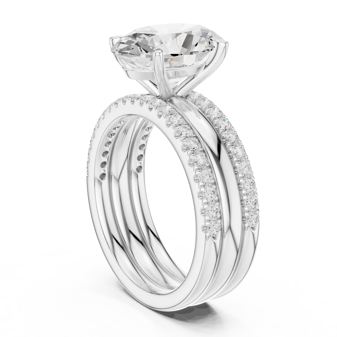 Neptune 3.63ct Oval Diamond Ring