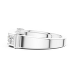 Load image into Gallery viewer, Five Stone Bar Mens Ring — 0.55ct

