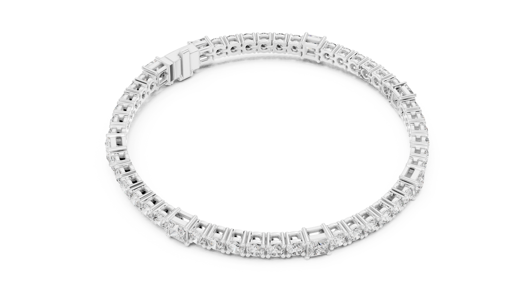 Round Princess Bracelet — 6.62ct