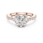 Amour Heart Cut Diamond Ring