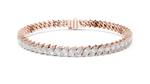 Load image into Gallery viewer, Marquise Tennis Bracelet — 8.4ct
