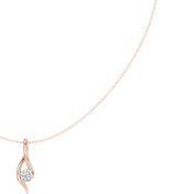 Sculptural Curved Necklace — 0.50ct