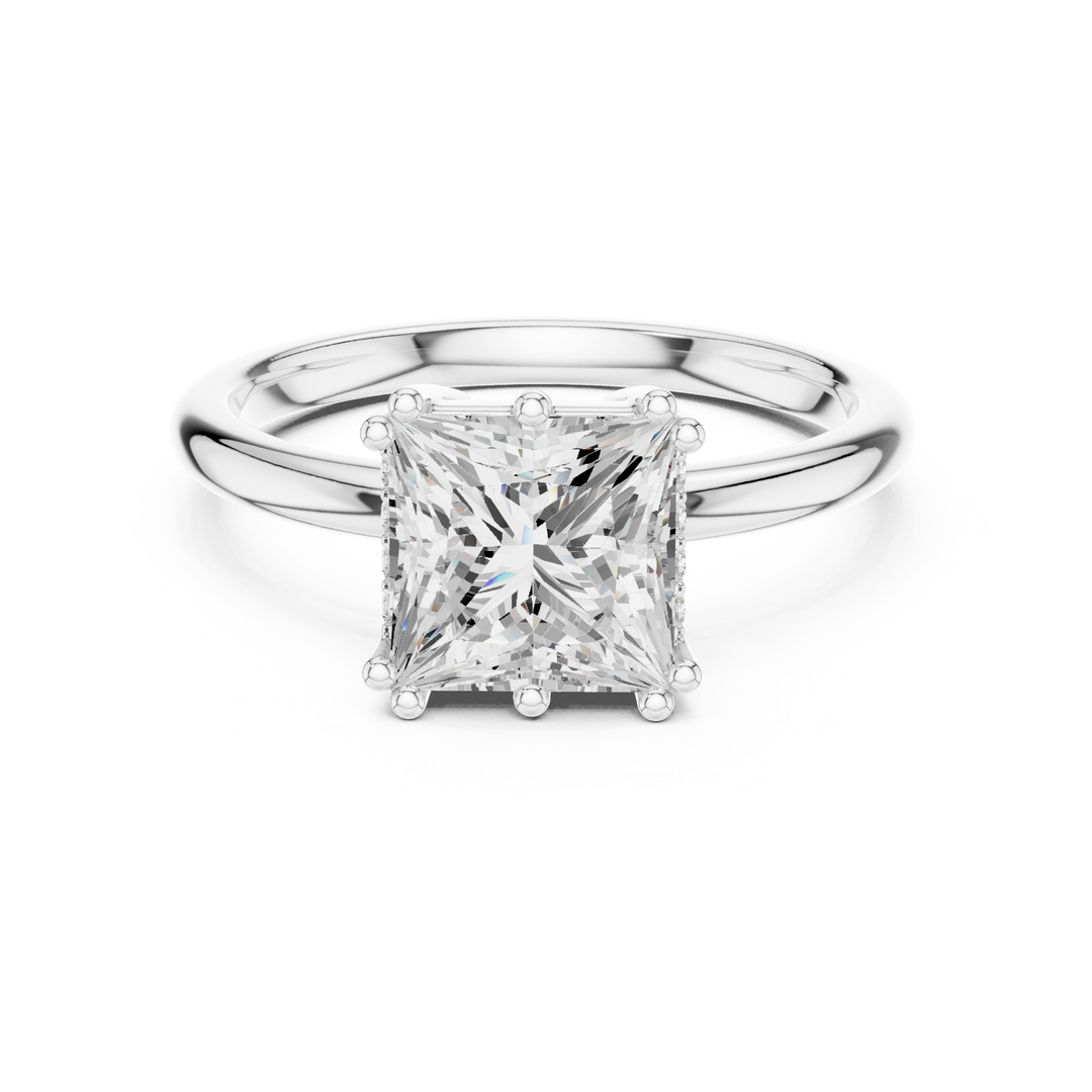 Crystelle Princess Cut Diamond Accent Ring