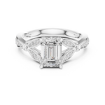 Load image into Gallery viewer, Emeraude 1.30ct Emerald Cut Diamond Ring
