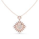 Load image into Gallery viewer, Spike Halo Pendant — 1.05ct
