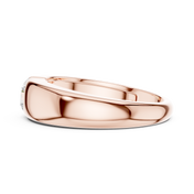 Smooth Dome Mens Ring — 0.01ct