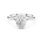 Load image into Gallery viewer, Petal Pear Shape Diamond Accent Ring
