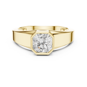 Radiant Signet Mens Ring — 1.10ct