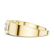 Classic Solitaire Mens Ring — 0.95ct