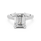 Apex 3.71ct Emerald Cut Diamond Ring