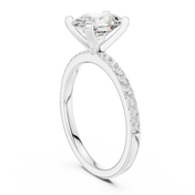 Silhouette 2.00ct Oval Diamond Ring