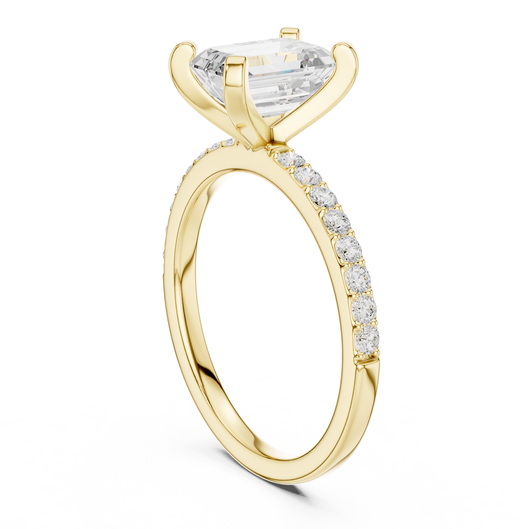 Eden 2.00ct Emerald Cut Diamond Ring