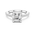 Load image into Gallery viewer, Deco 2.00ct Asscher Cut Diamond Ring
