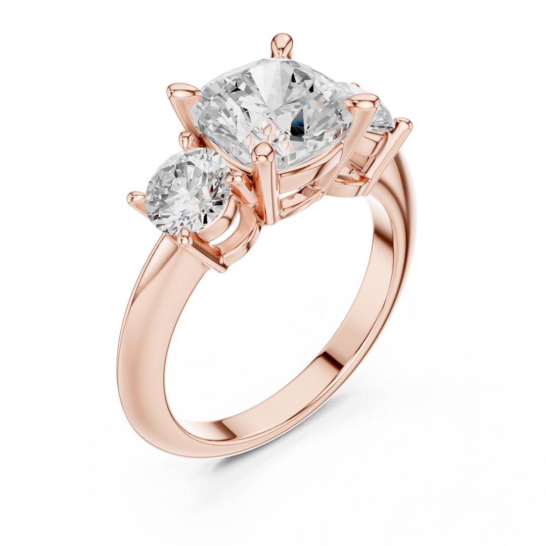 Majestic 2.50ct Cushion Cut Diamond Engagement Ring
