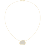 Load image into Gallery viewer, Cloud Pavé Pendant Necklace — 1.64ct
