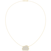 Cloud Pavé Pendant Necklace — 1.64ct