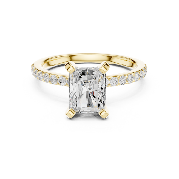 Opulent 2.00ct Radiant Cut Diamond Engagement Ring