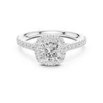 Load image into Gallery viewer, Chérie 0.86ct Cushion Cut Diamond Ring
