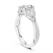 Miroir 1.36ct Oval Diamond Ring