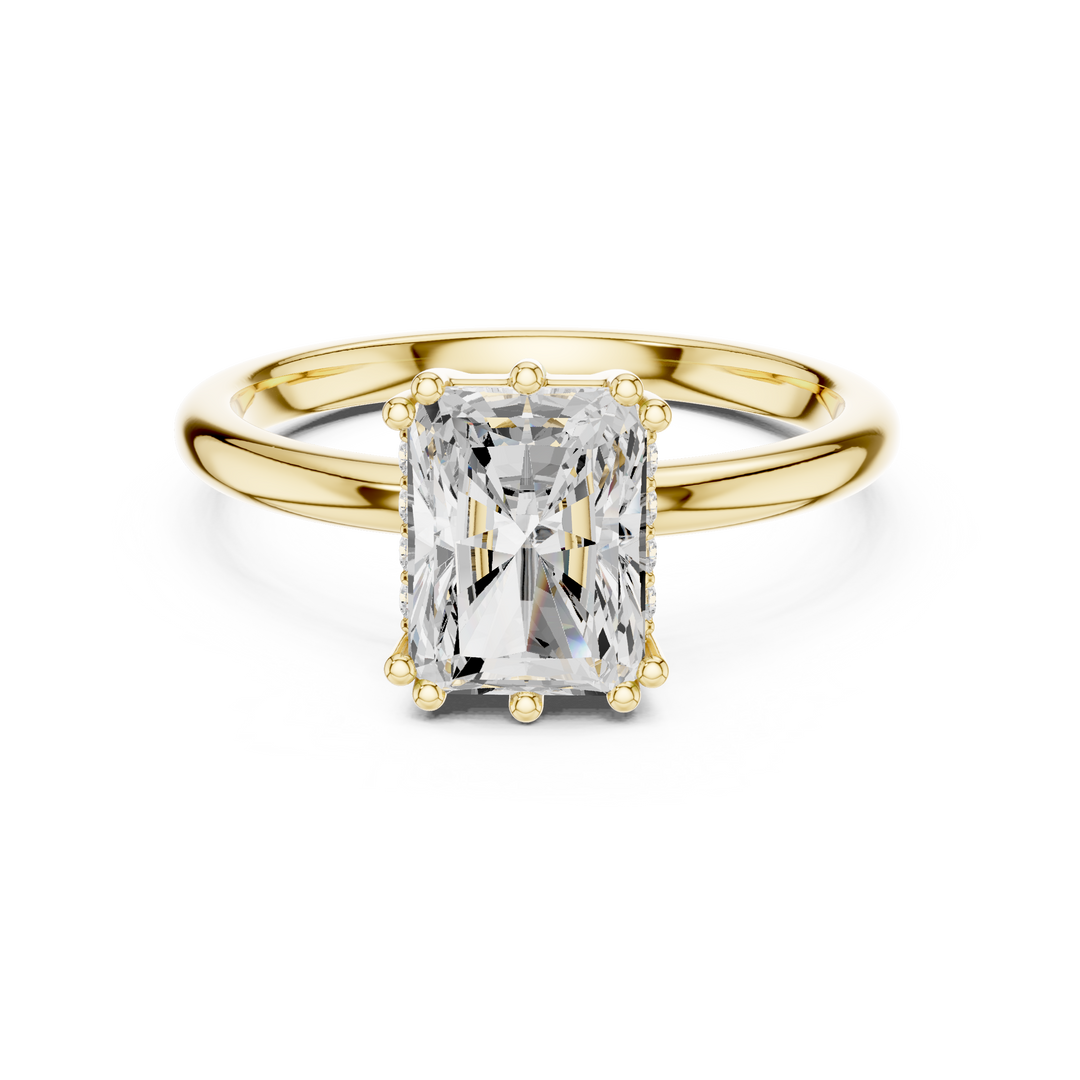 Prisme Radiant Cut Diamond Accent Ring