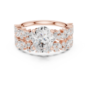 Serene 1.67ct Oval Diamond Ring