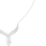 Load image into Gallery viewer, Crescent Wing Statement Necklace — 1.51ct
