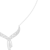 Crescent Wing Statement Necklace — 1.51ct