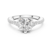Amour Heart Cut Diamond Ring