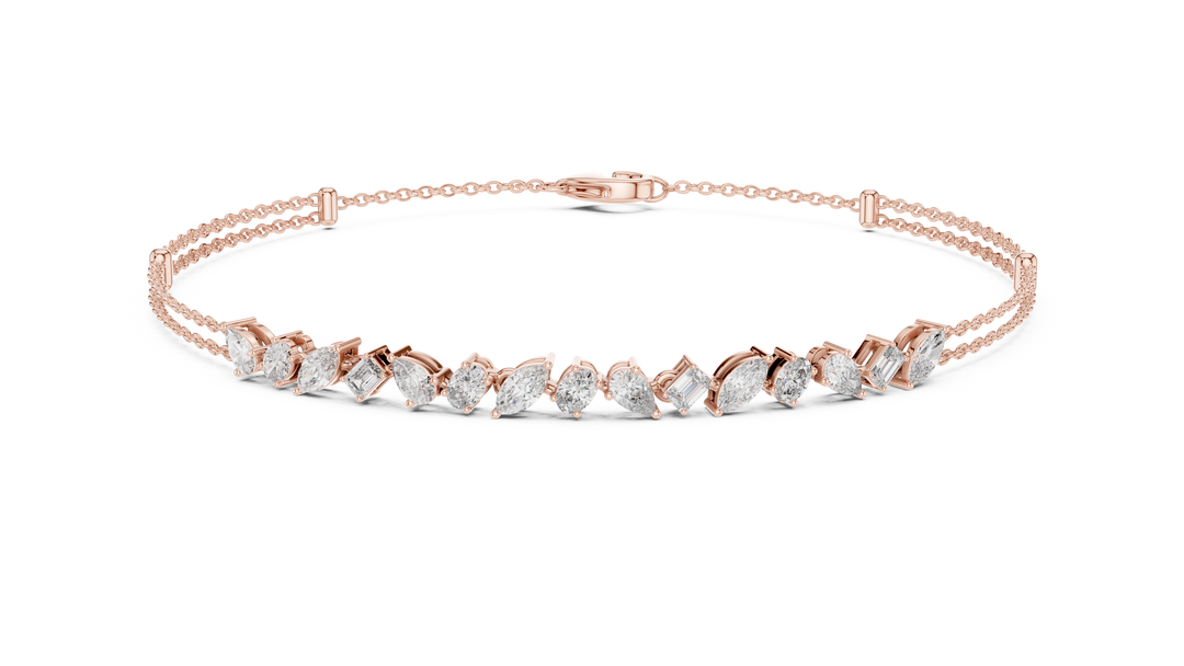 Multi-Shape Station Bracelet — 1.5ct