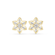 Cleo Diamond Solitaire Stud Earrings
