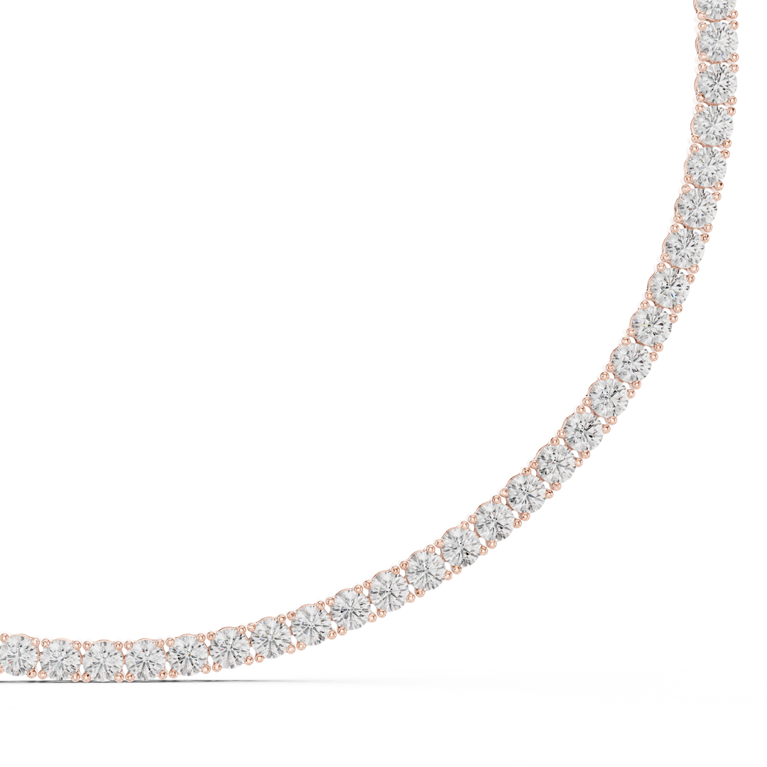 Full Eternity Tennis Necklace — 27.00ct