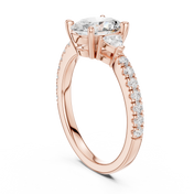 Serenity Oval Diamond Ring