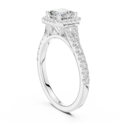 Prism 1.00ct Asscher Cut Diamond Ring
