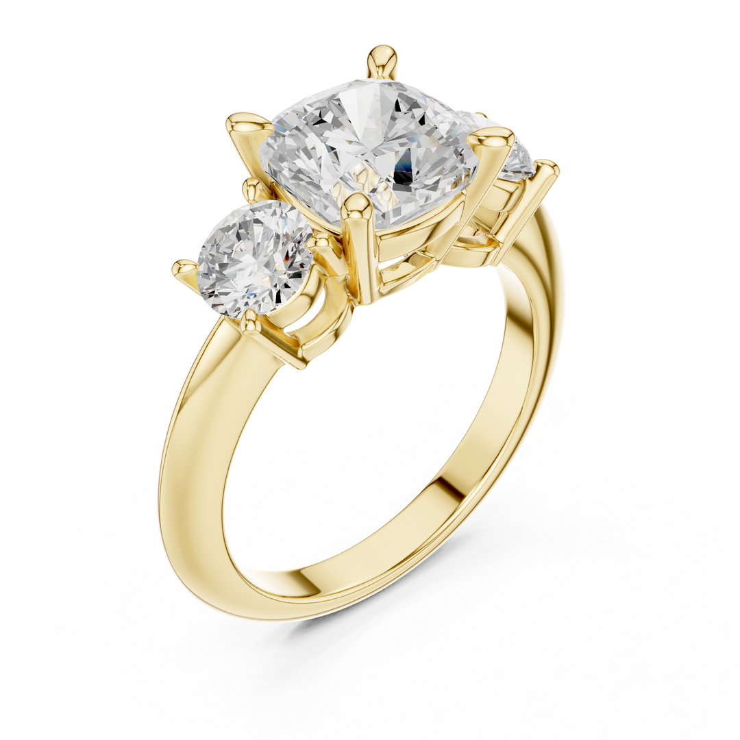 Majestic 2.50ct Cushion Cut Diamond Engagement Ring