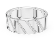 Channel Eternity Mens Ring — 0.25ct
