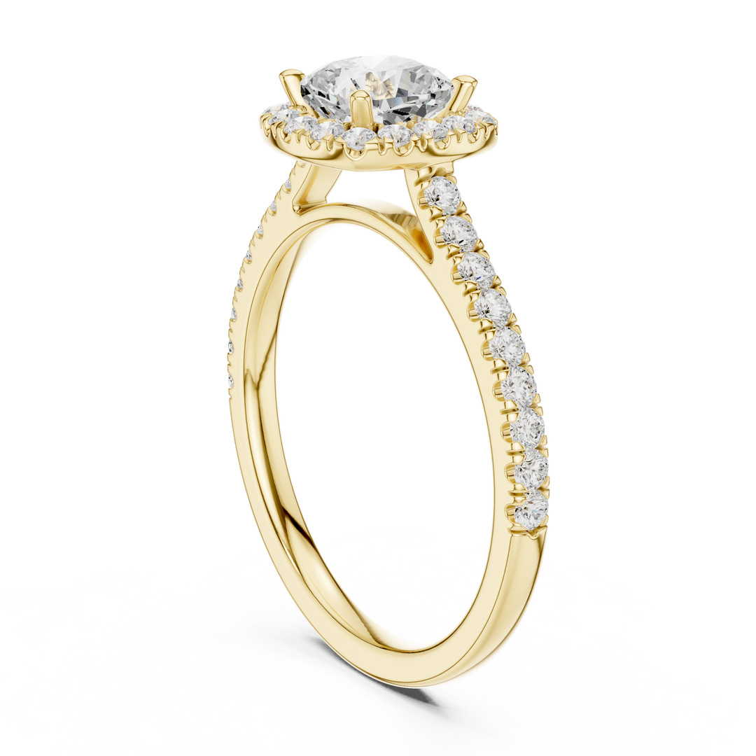 Chérie 0.86ct Cushion Cut Diamond Ring
