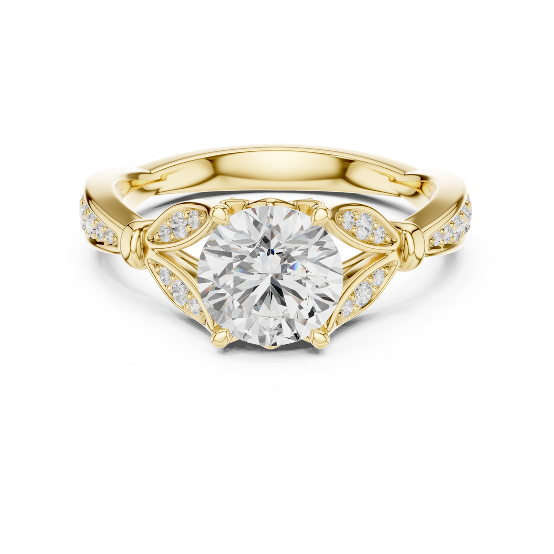 Orbite 1.33ct Round Brilliant Diamond Ring