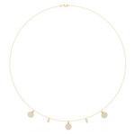 Load image into Gallery viewer, Hexagonal Cluster Necklace — 0.38ct
