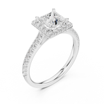 Load image into Gallery viewer, Inès 1.04ct Princess Cut Diamond Ring
