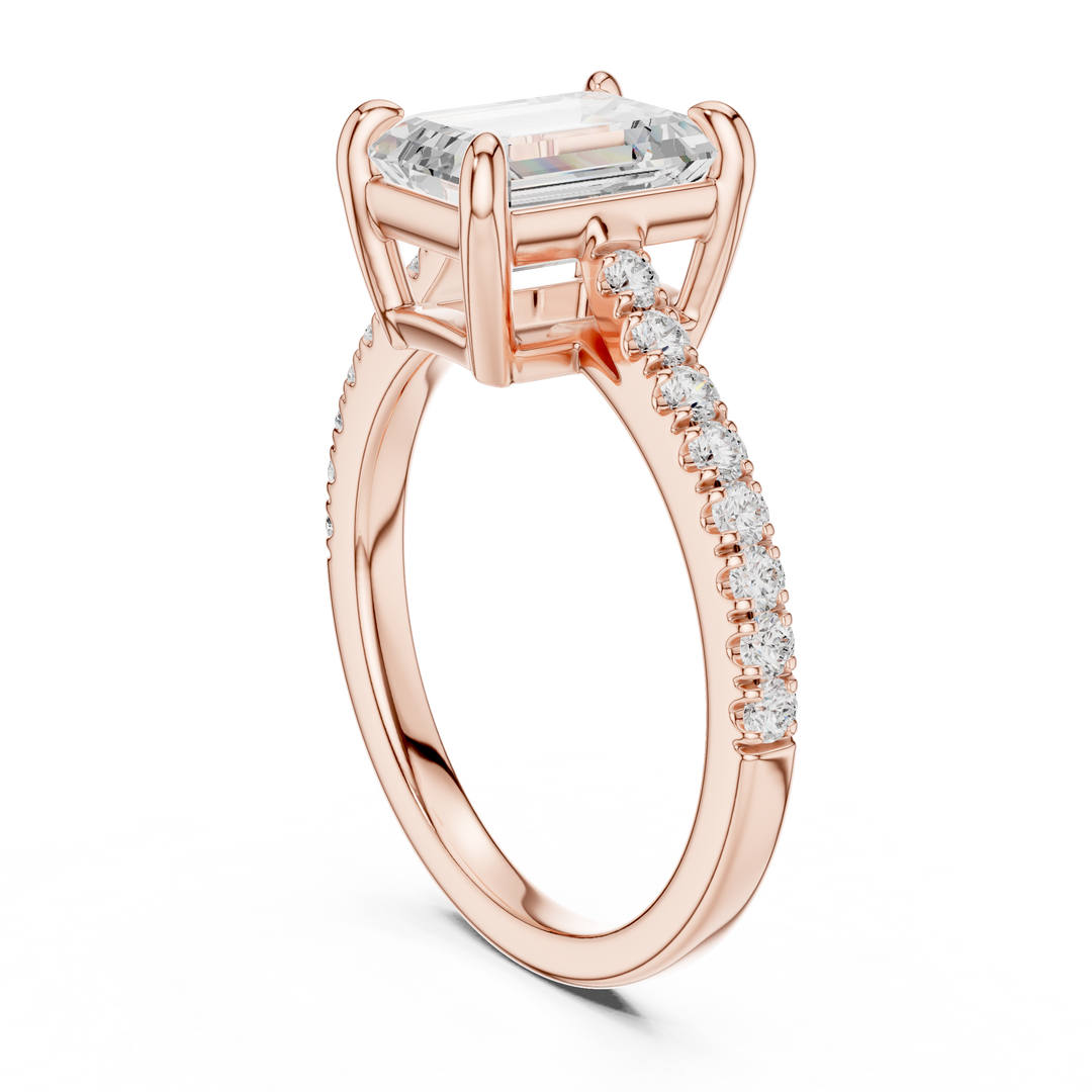 Vivienne 2.00ct Emerald Cut Diamond Ring