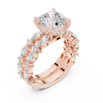 Load image into Gallery viewer, Glacier 2.65ct Cushion Cut Diamond Ring
