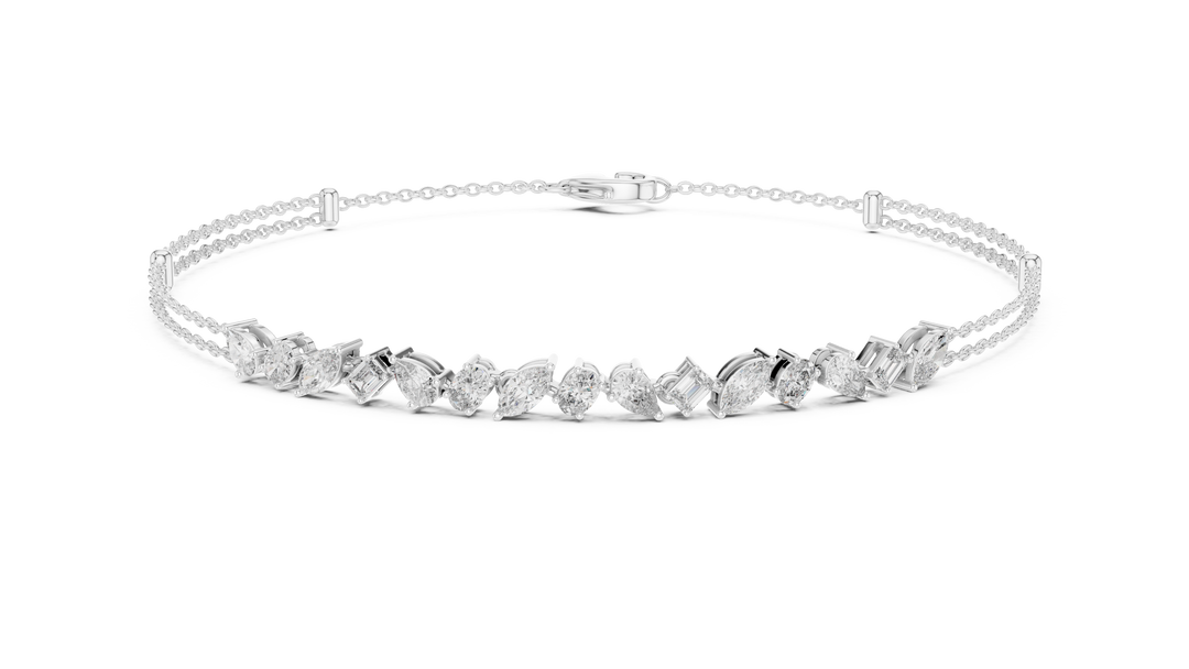 Multi-Shape Station Bracelet — 1.5ct