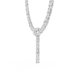 Load image into Gallery viewer, Cascading Multi-Cut Drop Necklace — 14.27ct
